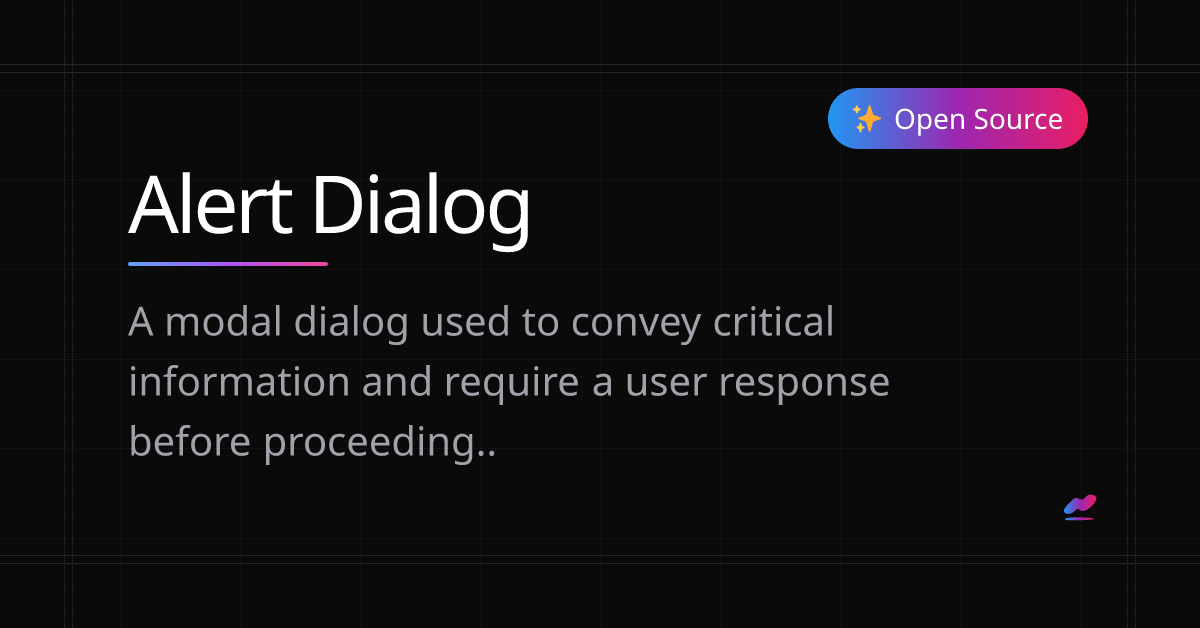 Alert Dialog
