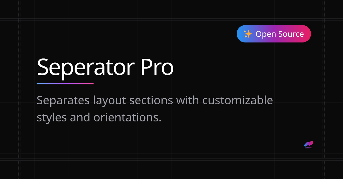 Seperator Pro